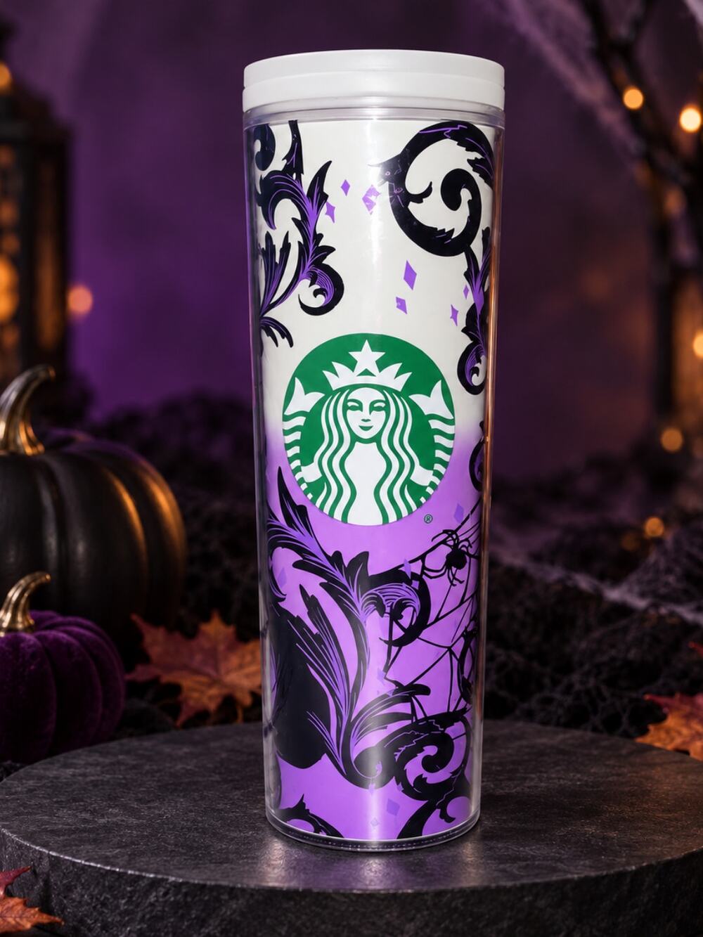 Starbucks Halloween 2021 Spider Cat Hot Tumbler – EUC-Like New!